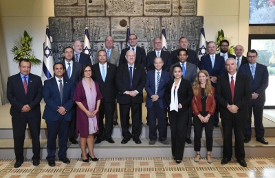 Rivlin se reunió con los embajadores latinoamericanos: "Las relaciones entre Israel y América Latina se están fortaleciendo"
