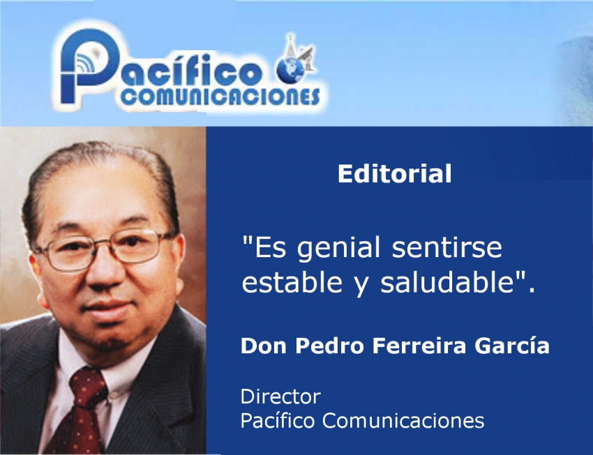 Es genial sentirse estable y saludable.