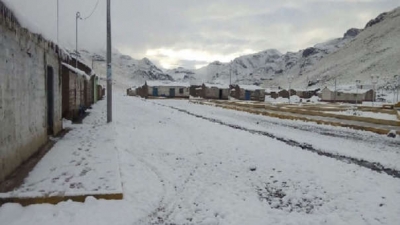 Este viernes se registró temperatura de 19.8 grados bajo cero en sector de Arequipa