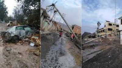 "Es un panorama desolador": Así quedó el pueblo que fue arrasado por un huaico en Tacna.